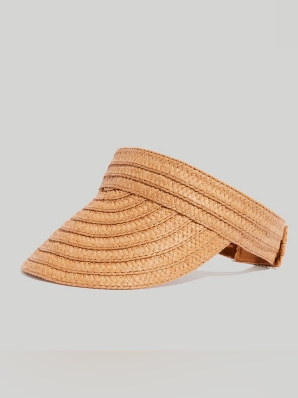 Madewell Packable Braided Straw Visor